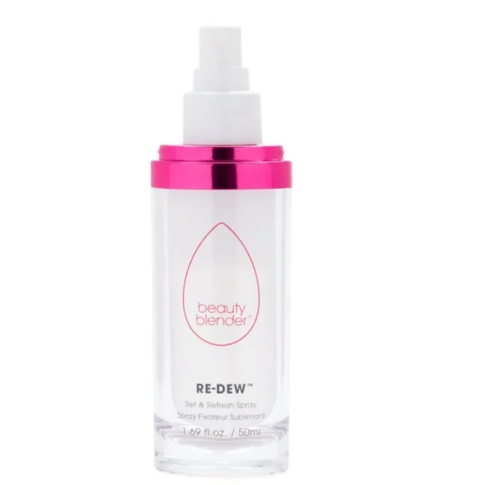 Beauty Blender Re-Dew Set & Refresh Spray boosts moisture leaves skin dewy